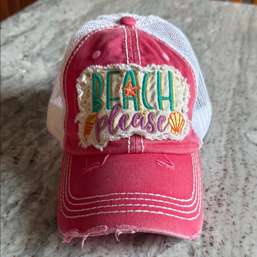KBETHOS Vintage BEACH Please Trucker Hat